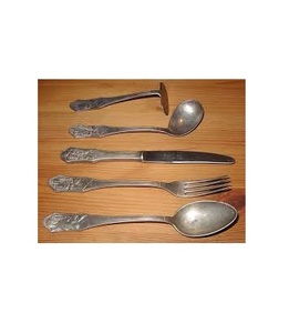 ชุดรูปแบบที่ทันสมัยเซิร์ฟเวอร์เค้กการออกแบบโลหะช้อนส้อมเครื่องมือทาสีการออกแบบตกแต่ง Flatware ตัดเค้กชุด - Product Image 1