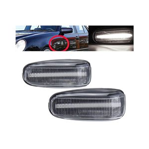 ไฟเครื่องหมายด้านข้าง LED แสงสีขาวใสสำหรับ Mercedes Benz E W210 C W202 CLK W208 SLK R170 Vento - Product Image 1