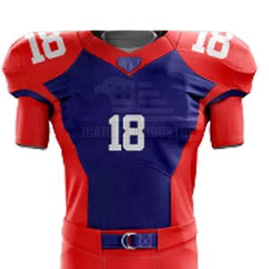 Ropa Uniforme de equipo de fútbol americano Uniforme de fútbol americano de color personalizado de alta calidad 100% Poliéster para la venta en línea - Product Image 4