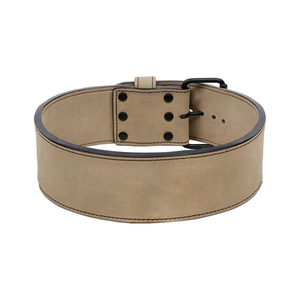 Venta al por mayor de mejor calidad personalizado Fitness hombres y mujeres equipo deportivo gimnasio cuero cinturón de levantamiento de pesas - Product Image 2