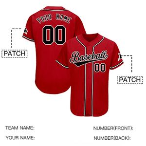 Chemises de baseball pour hommes noires élégantes, vente en gros OEM, jersey de baseball 100% polyester, séchage rapide, boutonné - Product Image 6