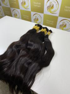 Lujoso Cabello Ondulado Natural Negro 50 cm Virgen Super Doble Calidad - Product Image 2
