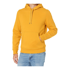 Sudadera con capucha de lana de algodón 100% para hombre, HeavyGSM chaqueta de invierno, sudadera cómoda transpirable con estampado de patrón sólido bordado - Product Image 2