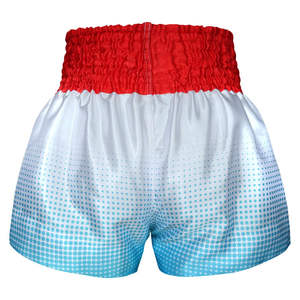 100% polyester Sublimation imprimé sur mesure faites votre propre pantalon de boxe Muay Thai Short MMA pour hommes et femmes - Product Image 6