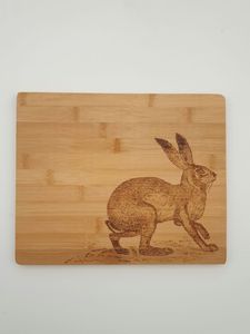 Gran tabla de cortar de madera adecuada para cortar verduras, frutas, pan, carne con acabado de superficie pulida suave y duradera - Product Image 6