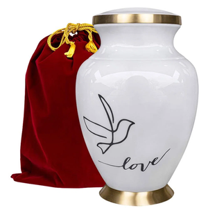 โกศบรรจุอัฐิโลหะ ดีไซน์ใหม่สวยงาม งานแฮนด์เมด คุณภาพสูง ขายส่งจากอินเดีย สำหรับใช้ตกแต่ง - Product Image 4