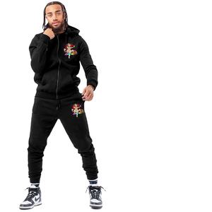 Traje de entrenamiento deportivo transpirable de alta calidad para hombre, chándal de jogging personalizado, pantalones personalizados, conjunto de dos piezas para invierno - Product Image 4