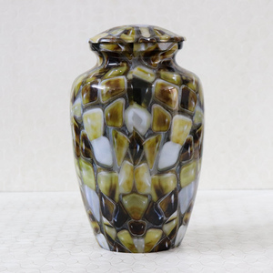 Urnas de cremación de aluminio metálico duraderas, de alta calidad y asequibles, con diseño elegante para cenizas humanas y de mascotas, y artículos funerarios. - Product Image 2