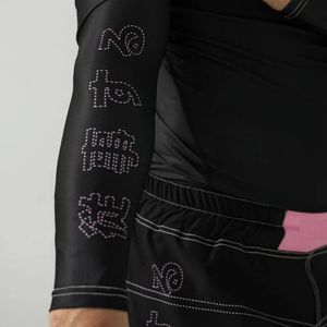 Rashguard de compression pour homme, chemise de compression personnalisée, rashguard à manches longues avec logo personnalisé, vente en gros, en spandex pour homme - Product Image 4