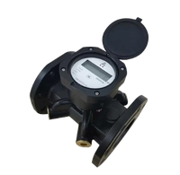 Alat Ukur Aliran Air Ultrasonik / Meter Air Ultrasonik Diameter Besar DN50 DN150 Modul LoRaWAN/RS 485 IP68 Konektivitas Flens