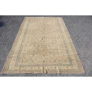 พรมตุรกีวินเทจ ขนาด 7.8x12.2 ฟุต ลายสัตว์สีน้ำตาล - Product Image 1