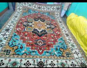 Alfombras y juegos de lana Hariz hechos a mano, decoración Premium personalizable para el hogar y el Hotel con patrón abstracto, alfombra Premium anudada a mano - Product Image 5