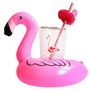 FLAMINGO <b>INFLATABLE</b> DRINK CUP HOLDER - Product Image 3