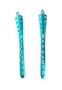 Juego de 8 piezas de implantes de placas de tibia distal medial de bloqueo veterinario de 3,5mm y materiales de intervención (L4R4) - Product Image 3