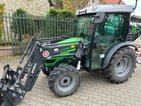 DEUTZ-FAHR A-G-R-O-K-I-D 230 STOLL LOADER, mini-tracteur 50 ch le plus vendu, 4 roues motrices, pour jardin et ferme, machine agricole à 4 roues