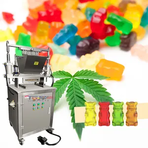 Low cost Cutting edge design automatic central-filled soft candy production line multivitamin gummy machine