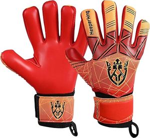 Gants de gardien de but de football pour enfants, garçons, jeunes et adultes, paumes en latex à forte adhérence - Product Image 4