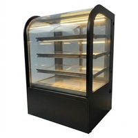 Vitrine Réfrigérée Commerciale Carrée en Verre Personnalisée pour Présentation de Pâtisseries et Gâteaux – Réfrigérateur de Comptoir – Offre Spéciale