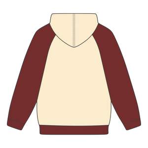 DST Delta Corps neutre Marron Manches raglan Sweat à capuche Mélange de coton Sororité grecque Vêtements Divine Nine Soror Hoodie Année fondatrice - Product Image 3