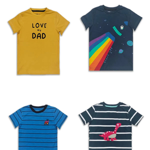 Nouveau été bébé enfants décontracté à manches courtes t-shirts coton Shorts deux ensembles petite fille garçon vêtements ensembles - Product Image 1