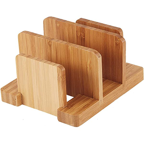 Planche à découper en bois support organisateur de cuisine support planche suspendue look pièce design et fait à la main brillant poli - Product Image 4