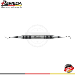 REMEDA Pure Titanium Implant Scalers Kit de instrumentos de higiene 5 PCS Black Titanium con casete inoxidable - Product Image 3