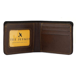Portefeuille en cuir PU de haute qualité pour hommes avec logo en relief porte-carte à fermeture ouverte personnalisé longue longueur - Product Image 2