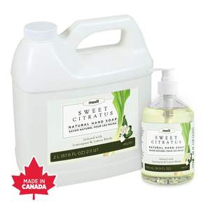Jabón Líquido Limpiador Natural para Manos con Aroma Dulce Cítrico, Aceite de Coco y Aloe - 2.11 qt (Venta al por Mayor) - Product Image 2
