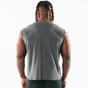 Camiseta Deportiva sin Mangas de Color Sólido para Entrenamiento, Camiseta Deportiva Informal para Hombre, Camiseta sin Mangas con Corte Profundo para Hombre - Product Image 6