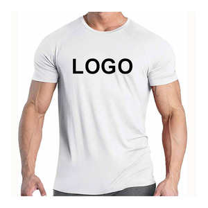 Camiseta de gimnasio de algodón 100% para hombre de manga corta hecha de algodón de 180gsm - Product Image 4