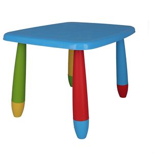 WELL HOME Mesa auxiliar rectangular de plástico azul para niños 73x58x48 cm - Product Image 6