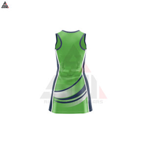 Unisex Customized 100% Polyester Netball Uniform Plus Size Printed Breathable Adult Team Sport Outfit High Quality - Product Image 6