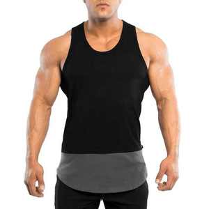 Custom Print Cotton Stringer Gym Fitness <b>Singlet</b> Workout Muscle Bodybuilding <b>Mens</b> Tank Top - Product Image 1