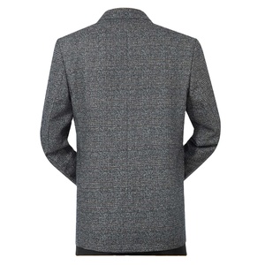 Ensemble pantalon et veste en laine mélangée pour homme, costume formel 2 pièces pour tenue de travail, taille personnalisée, logo personnalisé - Product Image 4