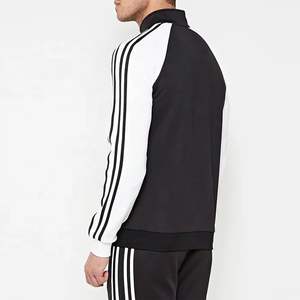 Ensemble de survêtements de jogging pour hommes grande taille, respirant, de haute qualité, à rayures et avec fermeture éclair, nouveau design tendance - Product Image 2