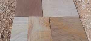 Dalles de pavage en grès naturel rippon chamois Tuiles de paysage extérieur de taille mixte pour allée de chemin de jardin - Product Image 5