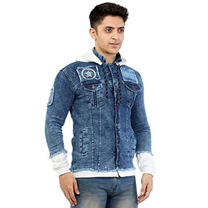 Chaquetas Vaqueras 100% Algodón para Hombre, Estilo Casual, Color Sólido, con Bolsillos, Chaqueta Delgada para Hombre, Ropa de Alta Calidad, Chaqueta Vaquera - Product Image 2