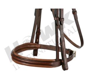 Brida De Filete de cuero de caballo de primera calidad de tendencia superior Brida marrón anatómica con acolchado a precio - Product Image 4