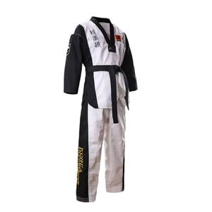 Transpirable de secado rápido 100% algodón personalizable Taekwondo ropa deportiva uniforme para entrenamiento de adultos ropa de artes marciales - Product Image 1