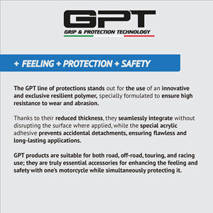 Protection de réservoir antidérapante noire pour moto sport, couvre-réservoir, protection moto - Product Image 2