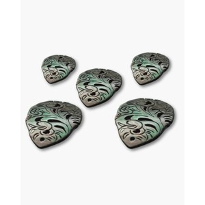 Adorno de Joyería con Filigrana de Pera y Madreperla Negra - Product Image 3