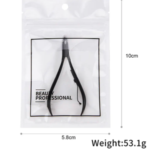 ANAAIF Home Salon Nail Cuticle Trimmer Outil de manucure en acier inoxydable pour pinces à ongles Pédicure Couleur noire Utilisation sur les doigts - Product Image 5