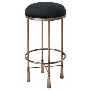 Modern Midcentury Metal Wave Coffee Table Model 94589 Powder Coated Finish Durable Easy Clean Velvet Upholstery Custom Bedroom - Product Image 6