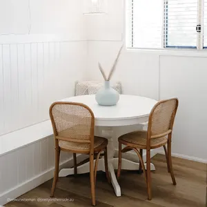 Nouveaux designs de salle à manger en rotin et bois courbé OEM personnalisés pour la décoration de la maison Variété de couleurs du fabricant vietnamien - Product Image 2