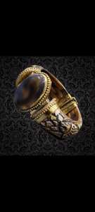 Brazalete de Latón con Incrustaciones de Hueso, Joyería de Moda de la Mejor Calidad, Hecho a Mano, Elegante, Color y Tamaño Personalizables, Regalo para Fiestas y Bodas - Product Image 2