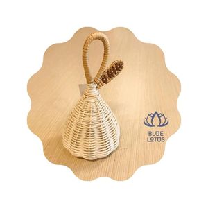 Producto de juguete para bebé, sonajero de ratán hecho en Vietnam, ecológico, seguro para bebé, al mejor precio de Blue Lotus Farm Viet Nam - Product Image 1