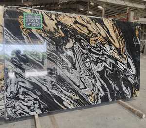 Alta demanda fusión oro granito Natural cósmico Magma losas azulejos fábrica India para pisos de lujo baño cocina encimeras - Product Image 1