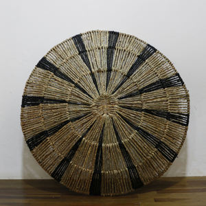 Artex Dong Thap, cesta de almacenamiento colgante de pared con resorte Vertical tradicional, juego de decoración, tejido cuenco de algas marinas hecho a mano, multifuncional - Product Image 3