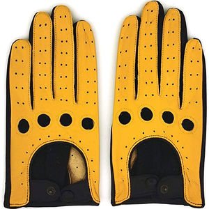 Vente flash : gants de conduite en cuir pour homme avec logo personnalisable, caractéristiques de protection, prix bas - Product Image 5