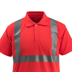 Camiseta Polo de Seguridad de Alta Visibilidad, Transpirable e Impermeable, con Diseño Clásico para la Seguridad en el Lugar de Trabajo - Product Image 4